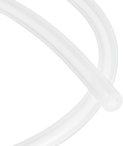 DMiotech Silicone Tubing Clear Plastic Tube, 5mm(3/16) ID x 10mm OD 3ft(1m) Silicone Tube Flexible Hose