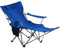 Chaise Longue Pliant 150kg avec Repose-Pied Amovible Et Appui-tête, Fauteuil Relax À 2 Positions, Chaise De Camping for Plage Jardin Pique Nique Exterieur(Blue)