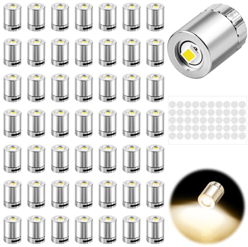 50 Stück LED Minilichter, Mini LED Lichter für Puppenhäuser, Mini Leucht zum Basteln für Partydekoration, Puppenhaus Beleuchtung, Spielzeug Bausteine, Puppenhauszubehör, DIY-Kunsthandwerk, Warmweiß