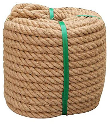 Corde, ficelle, Corde de jute, corde de Manille torsadée, ficelle de jute, ficelle de jardin, corde en toile de jute, marine, projets de bricolage, artisanat, commercial, intérieur/extérieur(30M)