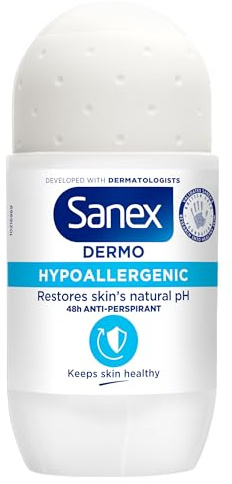 Sanex Dermo Hypoallergenic Antiperspirant Roll-On Deodorant 50ml