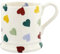 Emma Bridgewater Polka Hearts Ceramic Mug, 0.3L, Multi-Coloured