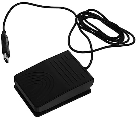Operitacx Simulador de Interruptor de USB Pedal para Control de Pedal Único para PC y Portátil Personalizable