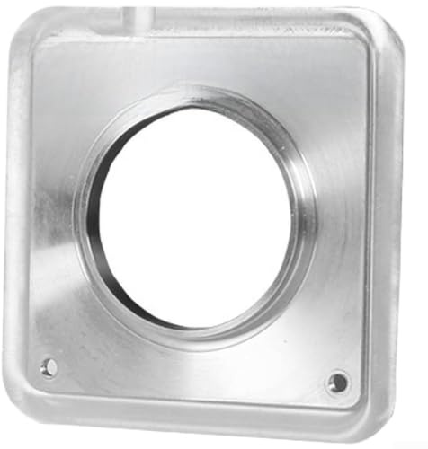 Valvola di scarico delle acque reflue per camper, 50 mm, 63 mm, 75 mm, in plastica ABS, per camper, rimorchi, camper, meccanismo a filo compatibile con asta di prolunga, facile da installare (flangia