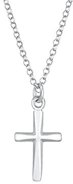Elli Halskette Damen Kreuz Anhänger Filigran aus 925 Sterling Silber