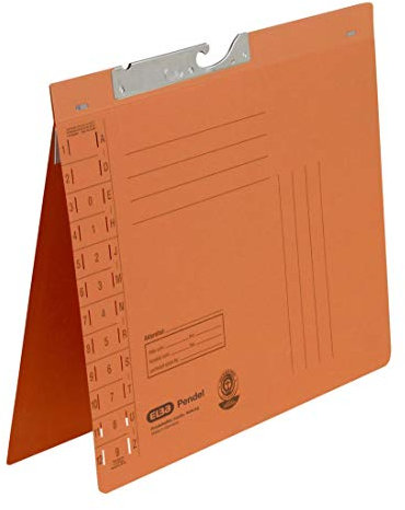 ELBA Pendelhefter, 50er Karton, Manila-Karton, orange
