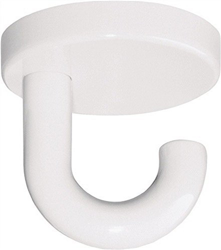HEWI Haken Serie 477 d:50 mm als Unterkopfhaken, Farbe:97 (lichtgrau)