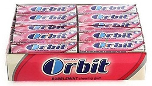 ORBIT BUBBLEMINT SIN AZUCAR (30 x 10) GRAGEAS