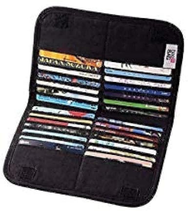 in. Slim Credit Card Case Gift Card Display Minimalist Lightweight Thin Card Storage RFID Blocking for Men Women with 28 Slots in 2 Colors