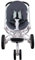 JYOKO KIDS Sitzauflage kompatibel mit Quinny Moodd, Stokke, Cybex 100% Baumwolle (Marengo)