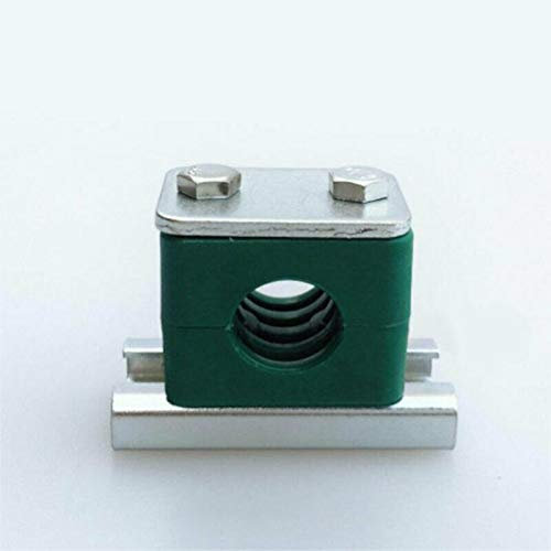 SUPERTOOL Morsetti per tubi in plastica, diametro esterno 28 mm, morsetto metrico idraulico per fissaggio di tubi di olio, acqua, gas (confezione da 2)