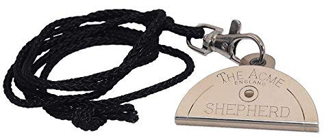 ACME No. 575 Hütehundepfeife Zungenpfeife Shepherd aus Metall mit GRATIS Pfeifenband | Ideal für das Hundetraining