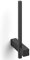 Zack CARVO Toilettenpapierhalter, Schwarz