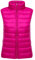 Gilet Doudoune sans Manche Légère Femme Duvet Matelassé Veste sans Manches Femme Plume Ultra Light Manteau Doudoune Matelassée Pliable Blouson Doudounes Legeres Hiver Chaudes Grande Taille Rose M