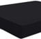 PiccoCasa Spannbettlaken Matratzenschutz Betttuch Matratzenschoner 100% 5 Seiten TPU wasserdicht Gebürstete Mikrofaser Matratzenschutz-Hülle Schwarz 100x200-120x200cm+25cm
