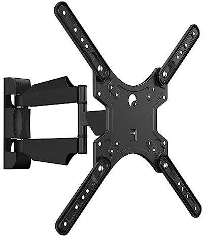 Suptek Supporto per TV Staffa per Monitor da Parete Regolabile Porta TV a Parete Girevole e Inclinabile per TV Piatto e Curvo da 32-55 pollici VESA 400 x 400 mm MAFD-L400