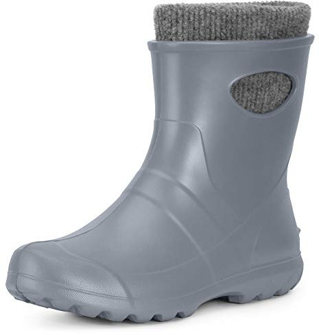 Ladeheid Stivali Imbottiti Donna in Spuma Eva LA-750 (Argento, 38 EU)