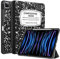 Fintie Case for iPad Pro 12.9-inch 6th Generation 2022, [Built-in Pencil Holder] Slim Soft TPU Protective Cover with Auto Wake/Sleep, Also Fit iPad Pro 12.9 5th & 4th & 3rd Gen, Composition Book