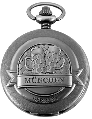 Excellanc Taschen-Uhr mit Kette Unisex München Analog Quarz 4000028