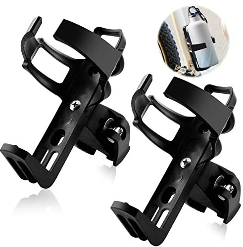 2 Flaschenhalter Fahrrad, Getränkehalter Motorrad, Flaschenhalterung für Fahrräder, Trinkflaschenhalter für Rahmen und Lenker Flaschenhalter, für Fahrrad, MTB, Roller, Rennrad, Motorrad, Kinderwagen