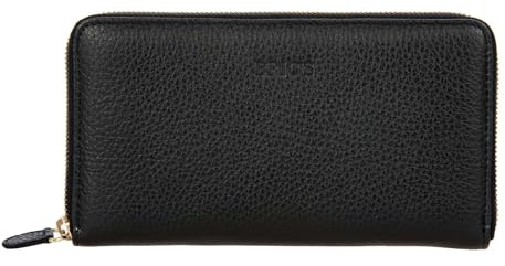 Bric's Leder Geldbörse Gondola Verbena Wallet Black schwarz