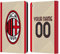 Head Case Designs Offizielle Personalisierte Individuelle AC Milan Away 2022/23 Bausatz Leder-Wallet-Hülle Kompatibel mit Apple iPad Air 2 (2014)