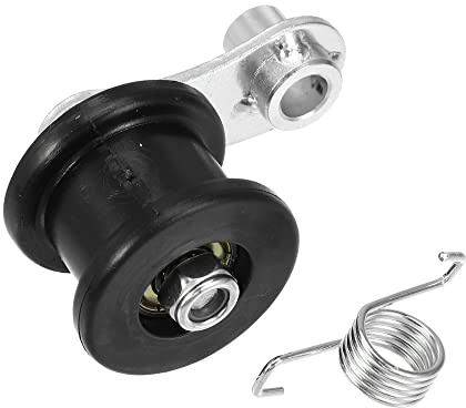 A ABSOPRO Moto Catena Tenditore Regolatore Set Modificato Nero 1pc Per Baja | Plastica, Metallo, Nero, Argento, Lunghezza 80mm, Per Massimo 200, Per Hensim 165/200, Per Falcon 200, Per Coleman CT200U