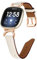 Gimuk Lederarmband kompatibel mit Fitbit Versa 4/Versa 3/Sense 2/Sense Armband für Damen und Herren, echtes Lederband, Ersatzarmband, kompatibel mit Fitbit Versa 4/3, Small / Large, Leder