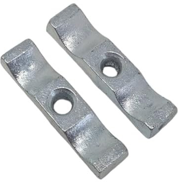 fiXte Silver ZP Turn Button Thumb Catch Latch for Gates, Sheds, Doors, Rabbit Hutches and Cages etc (2)