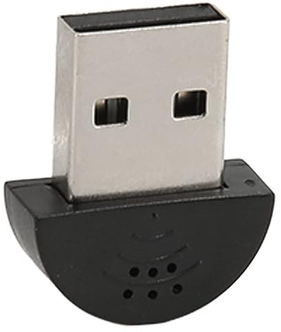 Mini Microphone USB amélioré, Micro USB Professionnel Plug and Play avec Omnidirectionnel à 360 Degrés pour Ordinateur de Bureau et Ordinateur Portable