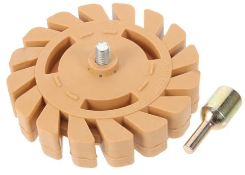 HEMOTON Rubber Gasket Remover Wheel Sticker Decal Remover Eraser Wheel Drill Glue Remover Rubber Wheel Decal Remover Tool dismantling Wheel Degumming Eraser Wheel Adhesive Remover