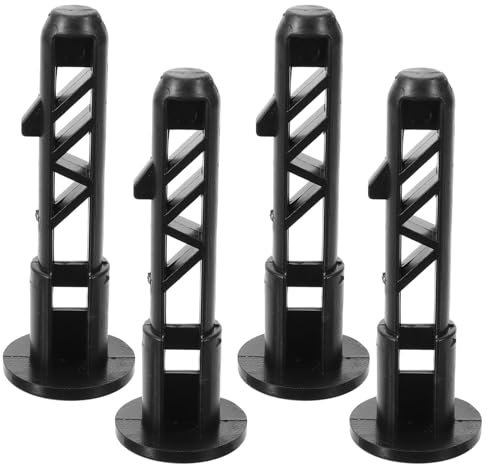 iplusmile Trash Can Lid Hinged Pins, 4pcs Wheelie Bin Lid Hinge Pins Wheeled Garbage Can Lid Connecting Pins Outdoor Wheelie Trash Bins Accessories