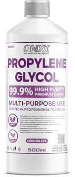 Propylene Glycol 500ml (MPG) 100% PURE Food Grade USP/EP Pharma, Non GMO PG (500ml)