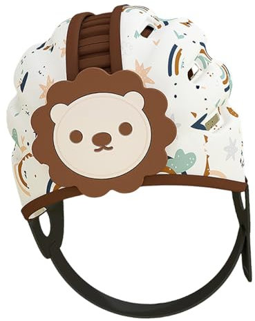 Streysisl Baby-Sicherheitsmütze, atmungsaktiver Kopfschutz für Kinder | Babymütze zum Spazierengehen - Anti-Kollisions-Mütze mit niedlichem Look, erweiterbar und verstellbar, für Kinder im Alter von 6