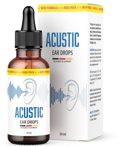 Acustic Ear Drops | aceite de cuidado suave para uso diario en el conducto auditivo externo | 30 ml conducto auditivo externo | 30 ml 1x
