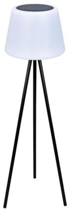 MeLiTec Solar-Leuchte, Solar-Stehlampe kabellos, 93cm, Akkubetrieb mit USB-Kabel, Solar-Terrassenbeleuchtung, auch Balkon oder Garten, mit Farbwechsel-Funktion, auch als Solar-Tischlampe 60cm, SO50