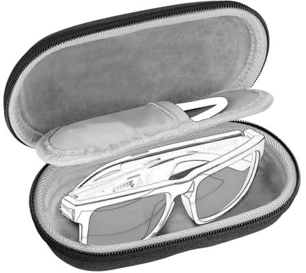 GEEKRIA Shield Smart Glasses-Etui, kompatibel mit Bose Frames Audio/Frames Tenor/Frames Soprano Bluetooth-Sonnenbrillen, Hartschalen-Schutzetui für AR-Brillen, Ersatz-Reisetasche