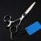 MOKLYF Haarschneideschere mit drehbarem Daumen, 6-Zoll-Wellenklinge mit Drehgriff, professionelles Friseursalon-Schneidewerkzeug, Haarschnitt-Schneideschere, Friseurschere(