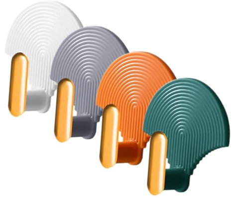 KITANDOVE 4 Pezzi A Forma Di Ventaglio Forti Ganci Appiccicosi Per Borse Ganci Per Appendere Appendiabiti Appendiabiti Da Parete Vintage Ganci Per Cintura Ganci Per Asciugamani Da