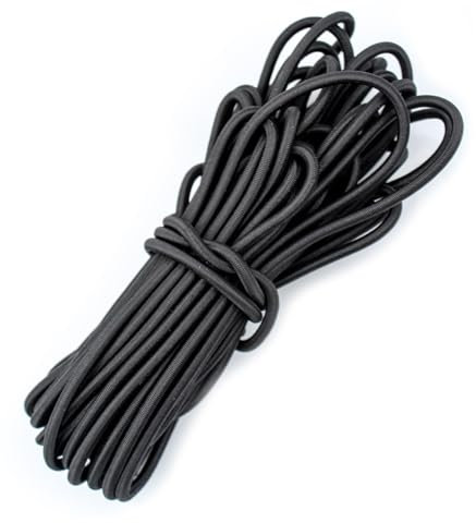 10m x 4mm Cuerda Expansora,Elástico Cuerda de Lona.Cordón Elástico,Cuerda Elástica Fuerte de Amortiguación Amarre Artesanía de Bricolaje,Resistente a La Intemperie para Remolques,Toldos,Lonas UVM