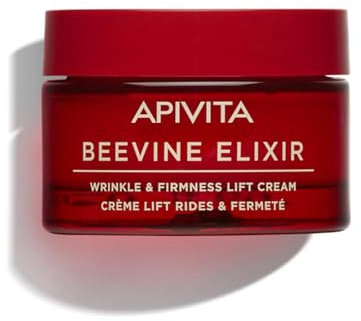 Apivita Beevine Elixir Wrinkle & Firmness Lift Cream 50 ml – crema idratante anti-età con propoli, polifenoli di vite, collagene vegetale, acido ialuronico – antirughe, rassodante, lifting
