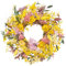 Art Beauty Natural Dried Flowers Wreath 30cm Spring Easter Floral Wreath for Door Candle Ring Table Centerpiece Cabinet Wall Window