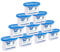 Harbour Housewares Interior Dehumidifiers - 500ml - Unscented - 10x Home Wardrobe Anti-Mould Damp Condensation Absorber Moisture Trap Air Freshener