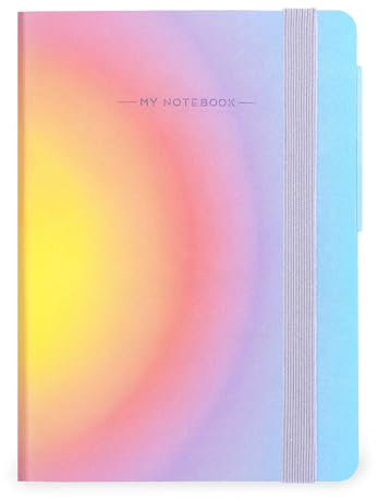 Legami - Taccuino a Righe 6 mm My Notebook, Aura, Special Edition, Small, in Carta FSC Certificata, 192 Pagine, Copertina morbida, Chiusura a Elastico, 9.5 x 13.5 cm