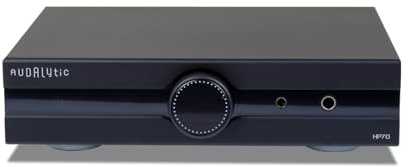 Gustard Audalytic HP70 Fully Balanced Discrete Headphone Amplifier, LME49720 Dual OP-Amps Class A Amp, 2xRCA/XLR Input 4.4mm Balanced/6.35mm Single-End Headphone/Rear XLR Preamplifier (Black)