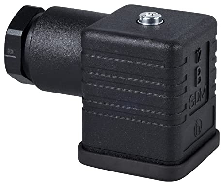 Schneider XZCC43FCP40B DIN 43650A-Buchse, 4-polig, abgewinkelt, Kabelverschraubung Pg 11
