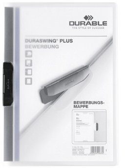 DURABLE 999107677 Bewerbungsmappe DURASWING PLUS, DIN A4, transparent