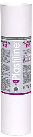 J. Herbin Herbin 5760T - Plastilin für den Modellbau, 5 kg, zum modelieren, HG60, hart, 1 Dose, Grau