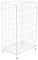 Funny AG-450 Gitterabfallkorb, Metall, zusammenlegbar, weiß, 60 liter, 400 x 230 x 640 mm