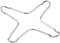 Café Ole T4287/C Trivet Ring Reducer for Gas Hobs Suitable for Stovetop Coffee Makers Moka Pots Percolators, Stainless Steel, 9.5 x 9.5 x 0.6 cm